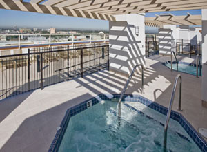 The WorldMark Anaheim Jacuzzi